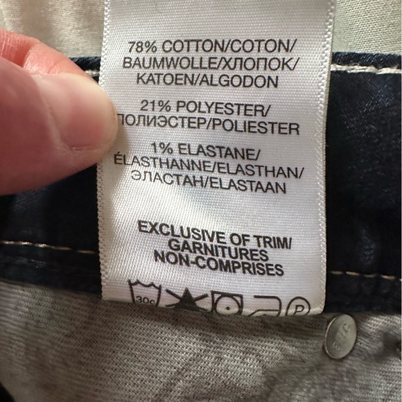 Silver Flare Jeans Suku Super Stretch Size 30 - Picture 7 of 7